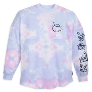 Disney Star Wars Mandalorian Grogu Baby Yoda Spirit Jersey Pastel Tie Dye Sz XL